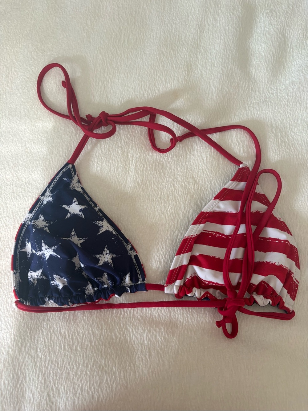 TARGET Women's Stars & Stripes Triangle Bikini Top